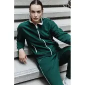 Tommy Life Oversized Ritskraag Sweatshirt en Broekset