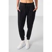 Tommy Life Mid-waist dunne jersey joggingsbroek met zak