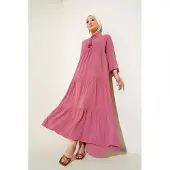 Big Dart Maxi-jurk met Strikdetail