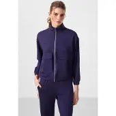 Tommy Life Overmatig Cropped Zip-Neck Gebreide Top