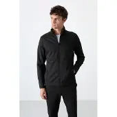Tommy Life Heren Sweatshirt met Ritskraag en Broek Set