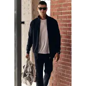 Tommy Life Heren Zip-Kraag Sweatshirt en Broek Set