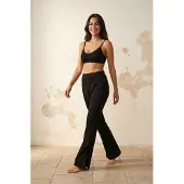 MyFashion Hoge taille wijde been gebreide joggers