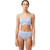 Lacoste Bralette met logo voor dames (Blauw)