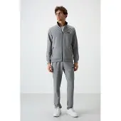 Tommy Life Heren Gebreide Fleece Sweater en Broek Set