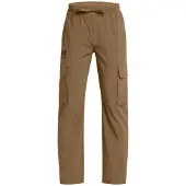 Under Armour Geweven combatbroek met Icon-motief voor jongens (Bruin)