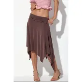 Busem Hoge Taille A-Lijn Midi Rok