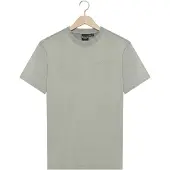 Rellix oversized T-shirt met borduursels - grijsgroen Jongens Katoen Ronde hals - maat 176