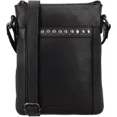 Hide & Stitches Crossbody Schoudertas Redwood Zwart