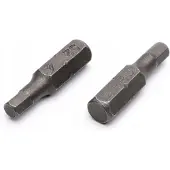 Pro HEX3 Bits 25mm 1/4" 10 Stuks S2 Staal