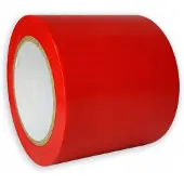 Scapa Waarschuwingstape PVC Vloer Markering Rood 100mm x 33m Sterk
