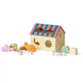 Kids Concept - Sorter Box House Swedish Candy (1001092)