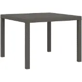 vidaXL Tuinset, 3 stuks, lichtgrijs, PP-kunststof