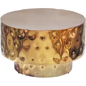 Wohnling Salontafel goud aluminium rond 60 cm