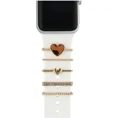 123Watches sieraad - Maylie goud - Geschikt voor Apple Watch series 1/2/3/4/5/6/7/8/9/10/11/12/SE/SE2/SE3/Ultra/Ultra 2/Ultra 3/Ultra 4