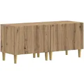 vidaXL Tv-meubel Artisanaal eiken Bewerkt hout
