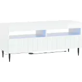 vidaXL LED tv-meubel ZWOLLE 100 x 35 x 43 cm Hoogglans Wit