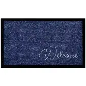 EDO Hanse Home Design Deurmat "Welcome Blauw" 45x75cm