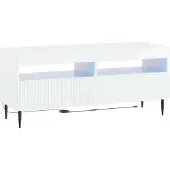 vidaXL LED tv-meubel HAARLEM 100 x 35 x 43 cm Hoogglans Wit