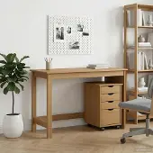 Prolenta Maison Exclusive - Bureaukast-set, 2 stuks, honingbruin, massief grenenhout