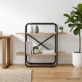 vidaXL Boekenplank 2-laags 60 x 35 x 70 cm PB Sonoma Eiken