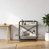 vidaXL Boekenplank 2-laags 100 x 35 x 70 cm PB Sonoma Eiken