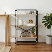 vidaXL Boekenplank 3-laags 100 x 35 x 105 cm PB Sonoma Eiken