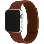 123Watches solo ribbel bandje - siliconen - bruin - 44 · 45 · 46 & 49 mm - Geschikt voor Apple Watch series 1/2/3/4/5/6/7/8/9/10/11/12/SE/SE2/SE3/Ultra/Ultra 2/Ultra 3/Ultra 4
