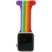 123Watches verpleeg bandje - siliconen - kleurrijk - 44 · 45 · 46 & 49 mm - Geschikt voor Apple Watch series 1/2/3/4/5/6/7/8/9/10/11/12/SE/SE2/SE3/Ultra/Ultra 2/Ultra 3/Ultra 4