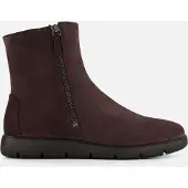 Ecco Bella 2 W Zip Enkellaarsjes bruin Suede Maat 39