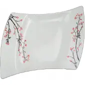 Lubiana Vleugelbord 25cm - Witte Porseleinen Serveerschal