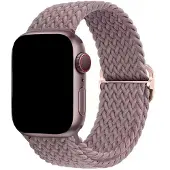 123Watches bandje Weavy - nylon - paars - 44 · 45 · 46 & 49 mm - Geschikt voor Apple Watch series 1/2/3/4/5/6/7/8/9/10/11/12/SE/SE2/SE3/Ultra/Ultra 2/Ultra 3/Ultra 4