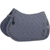 Eskadron Zadeldek Pro Soft Glitter Platinum 26/27 Full Slate Blue