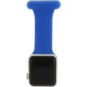 123Watches verpleeg bandje - siliconen - blauw - 44 · 45 · 46 & 49 mm - Geschikt voor Apple Watch series 1/2/3/4/5/6/7/8/9/10/11/12/SE/SE2/SE3/Ultra/Ultra 2/Ultra 3/Ultra 4