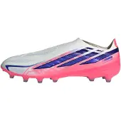 Adidas F50 Hyperfast Pro Veterloze Kunstgras Voetbalschoenen (AG) Wit Paars Roze