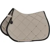Eskadron Zadeldek Silk Contrast Diamond Platinum 26/27 Full Pale grey