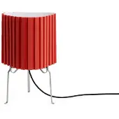 HAY Tafellampe , Canelé, Rood, Woonkamer, Stof, Designer