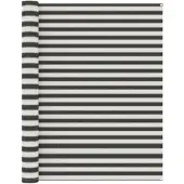 vidaXL Tenttapijt 250x550 cm antracietkleurig en wit