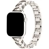 123Watches bandje Lisa - staal - sterrenlicht - 38 · 40 · 41 & 42 mm - Geschikt voor Apple Watch series 1/2/3/4/5/6/7/8/9/10/11/12/SE/SE2/SE3