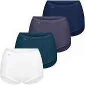 Sloggi Slip ' Originals Basic ' blauw / groen / lila / wit