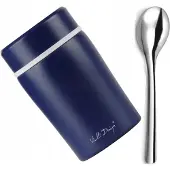 Vialli Design Fuori Thermos Maaltijd 0.5L - Blauw met Lepel