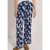 Cecil Broek 'Neele' blauw / donkerblauw / wit