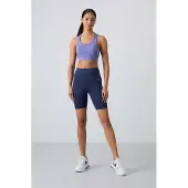 Tommy Life Korte Hoge Taille Gebreide Leggings