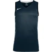 Nike Basketbalshirt met V-hals voor heren (Wit)