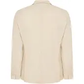 BOSS Herenblazer met Henry-notch-kraag (Wit)