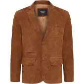 Infinity Leather Heren Italiaanse beige suède leren blazerjas - Hol