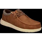 HeyDude Instappers Heren Paul Cognac Jersey | Maat 46