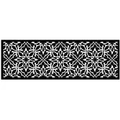 Vica International Deurmat Ornament Pattern antraciet - 50x150 cm