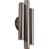 QAZQA Retro wandlamp gunmetal 3-lichts - Pipes