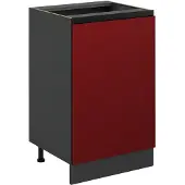 Vicco Keukenonderkast R-Line, Goudkleurig Eiken/Antraciet, 50 cm zonder werkblad